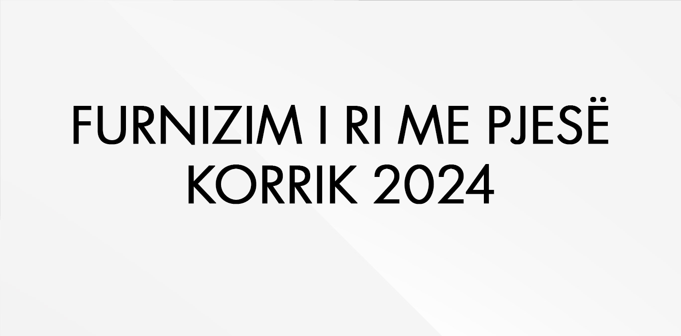 Furnizim me pjesë të reja - Korrik 2024